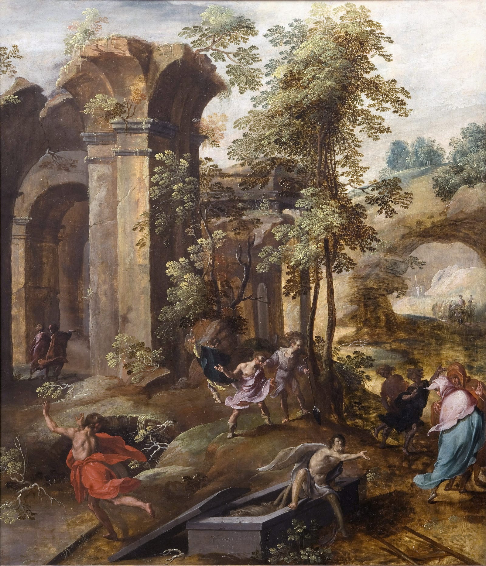 Elisha's Bones Raising a Dead Man