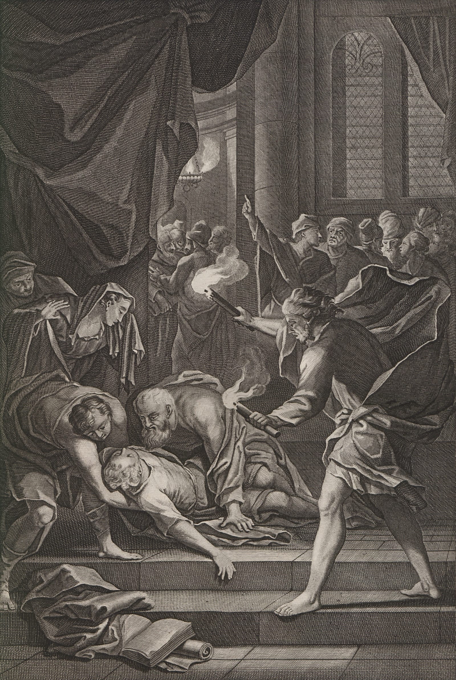 Paul Raises Eutychus at Troas