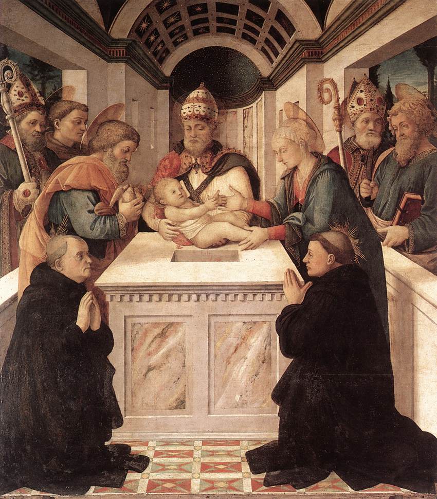 St. Peregrine's Cancer Cured Before the Crucifix