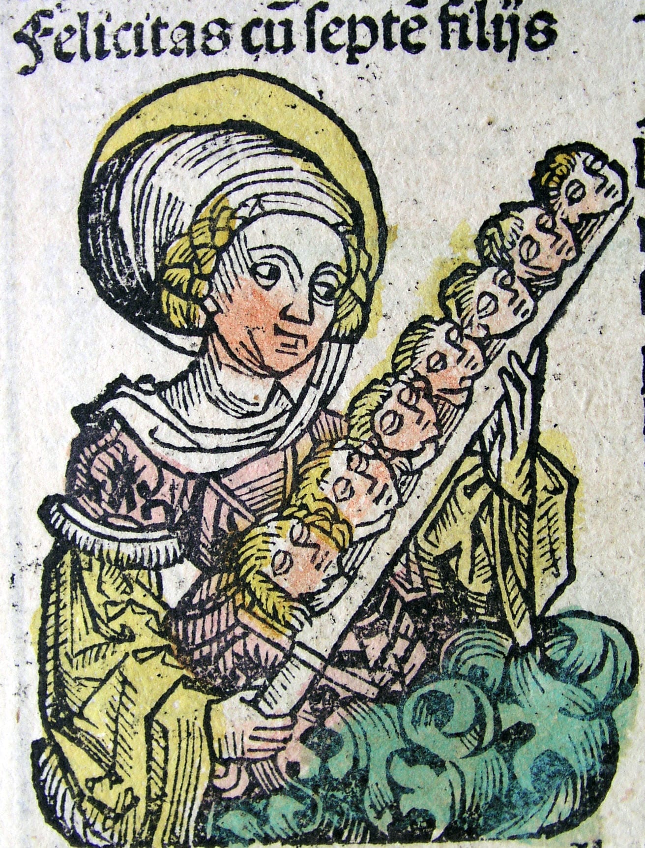 St. Felicitas of Rome with Her Seven Sons